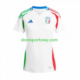 Koszulka Włochy Damska Wyjazdowe Koszulki Piłkarskie Euro 2024 Krótki Rękaw